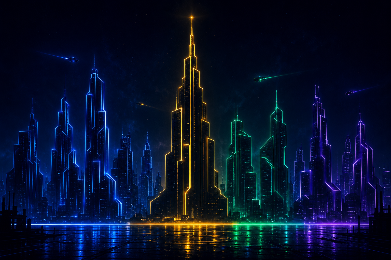 FinCity — cyberpunk metropolis