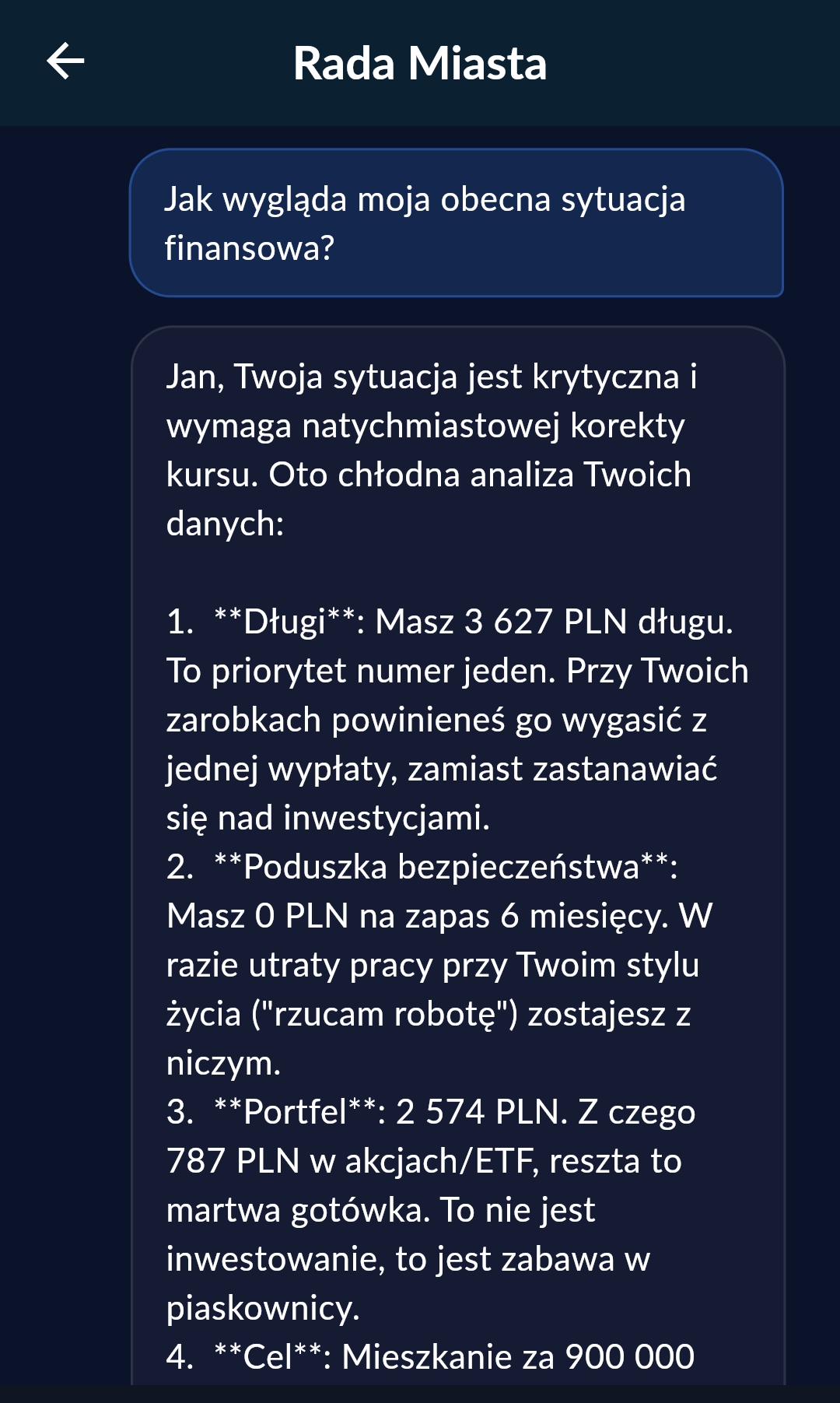 Rada Miasta FinCity